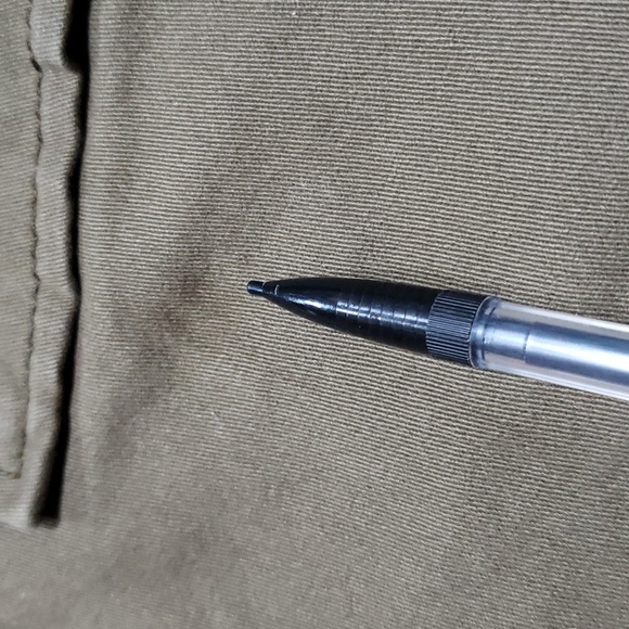 Michael Kors Olive Green Gold Zipper Cuff Pants Size 6 - Picture 14 of 16